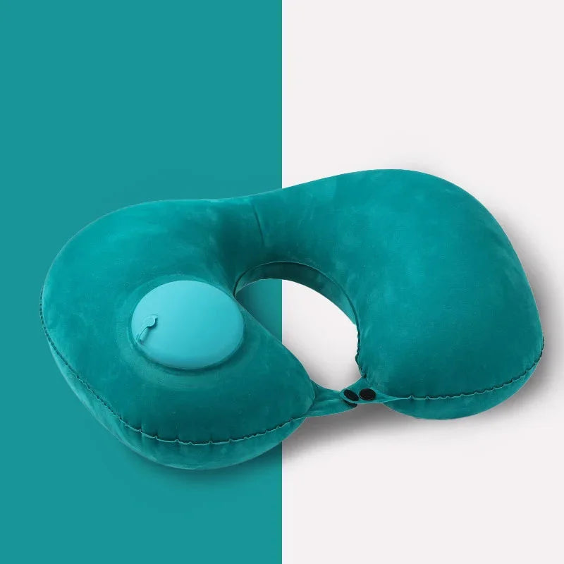 Press Type Inflatable U-shaped Pillow