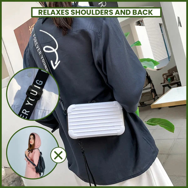 Pearlslashes™ Fashionable Mini Suitcase Bag