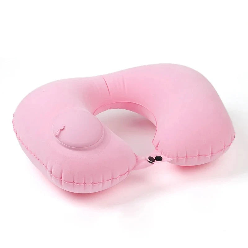 Press Type Inflatable U-shaped Pillow